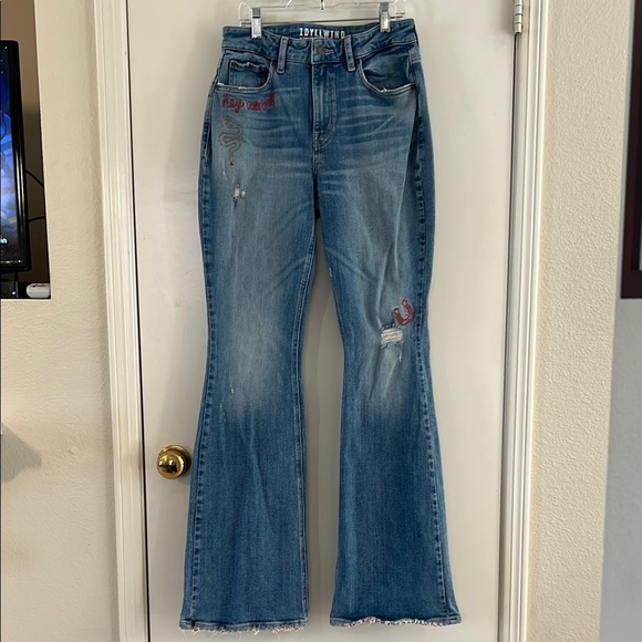 Idyllwind Denim Blue Flare Jeans - Picture 2 of 13